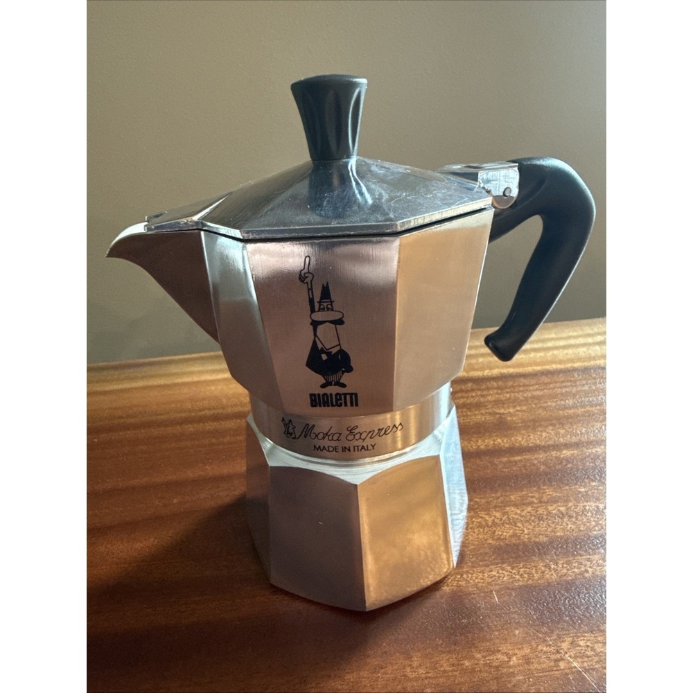 VTG Bialetti Moka Express Stove Top X50 Expresso Coffee Maker Aluminum Italy